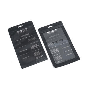 <span class=keywords><strong>Petit</strong></span> sac Ziplock en plastique PET givré à faible quantité minimale de commande emballage de vente au détail sécurisé pour étuis de téléphone et écouteurs d'accessoires de téléphone portable - Product Image 4