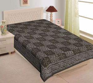 Handmade Cotton Bedsheet Dabu Print Hand Block Printed Geometric Pattern Soft Durable Home Bedding - Product Image 2