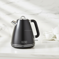 Bouilloire Électrique Sans Fil GS Style Rétro Cygne Forme Triangulaire 3000W en Acier Inoxydable à Chauffage Rapide pour la Maison