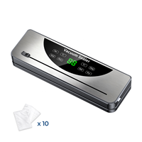 75kPa 120W 30cm 4L/min controle de temperature 8 modes coupe-sac tuyau externe machine sous vide soudeuse emballage alimentaire