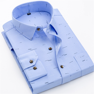 2024 camicia a quadri a manica lunga Casual da <span class=keywords><strong>uomo</strong></span> d'affari prezzo di fabbrica all'ingrosso - Product Image 6
