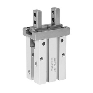 Mhz2 <b>Parallel</b> Pneumatic Gripper 16D2 <b>Clamping</b> Cylinder For Robot Automation 0.1-0.9Mpa G Thread - Product Image 1