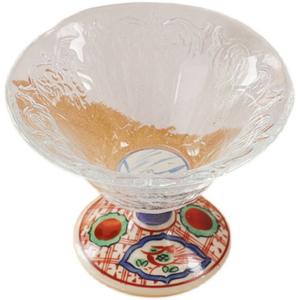 Verre <span class=keywords><strong>à</strong></span> cocktail en céramique de luxe avec un design <span class=keywords><strong>particulier</strong></span>, motif floral en porcelaine au fond, style mignon pour les soirées <span class=keywords><strong>à</strong></span> vin - Product Image 1
