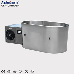 Baignoire à glace plongeante mobile en bois avec Wi-Fi Control Inox Ste Logo personnalisé Couleur Bain de glace portable Shiller 1 HP - Product Image 1