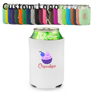 Refroidisseurs de canettes et porte-bière personnalisés en néoprène avec monogramme pour mariages et promotions - Product Image 6