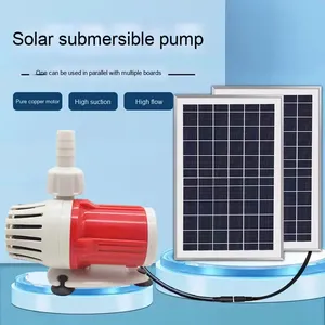 Bomba Sumergible Solar, Sistema de Flujo de Agua Eléctrico Autocirculante para Exteriores, Bomba de Filtración para Estanques de Peces de Corriente Continua - Product Image 1