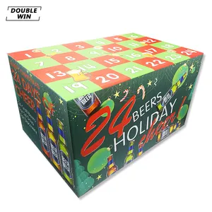 Individuelle leere Countdown Bier-Adventskalender-Schachtel