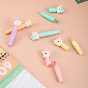 Resaltador <span class=keywords><strong>de</strong></span> papelería, marcador fluorescente <span class=keywords><strong>de</strong></span> <span class=keywords><strong>unicornio</strong></span>, bolígrafo <span class=keywords><strong>de</strong></span> 6 colores, marcador lindo - Product Image 5