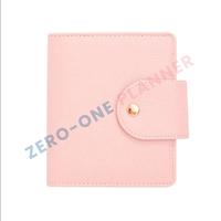 Cartera con cremallera A7 personalizada, cremallera de cuero A5 A6 con anillos dorados, hojas sueltas, mangas A4, carpeta de cubierta del planificador A5