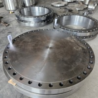 Brida ciega grande de acero al carbono/inoxidable mecanizada a medida de 72 pulgadas para válvulas grandes de aislamiento positivo en secciones de tuberías, Clase