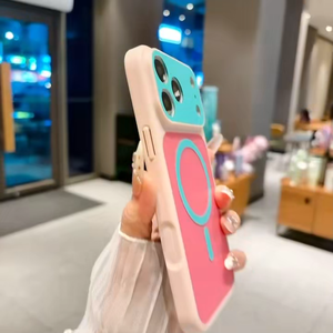 For iPhone 17 Pro Max Case Candy Color Block Large View <b>Window</b> New Premium Protective <b>Cover</b> compatible with iPhone 16 15 - Product Image 3