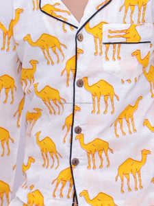 Étnico y lindo dibujos animados franela algodón niños pijamas pantalones largos conjuntos primavera ropa de casa - Product Image 4