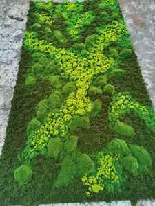 EG-V090 Customized Artificial <strong>Moss</strong> Carpet Turf Indoor Decoration Artificial Mat <strong>Moss</strong> <strong>Table</strong> <strong>Runner</strong>