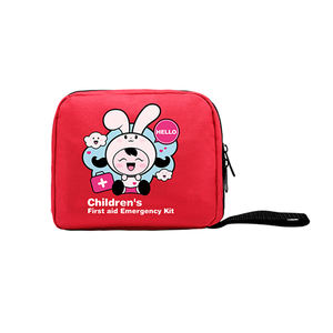2024 personalizado pequeño pediátrico compacto Mini Bebé y niños botiquín de primeros auxilios con bolsa de pañales artículos esenciales - Product Image 1