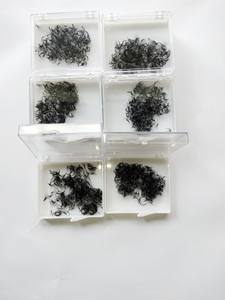 Extensions de cils ultra-fines 12D faites à la main, en poils synthétiques doux et lisses, 6-20 mm, à base lâche, pour un éventail rapide et un volume complet - Product Image 6