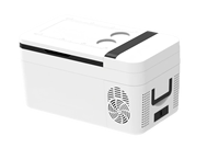 Réfrigérateur de voiture portable Pasetyane 15L, mini-congélateur électrique à compresseur 45W 12V 24V pour les voyages, le camping et les véhicules