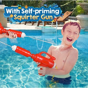 PVC <b>Pirate</b> <b>Ship</b> <b>Inflatable</b> Float 110CM With Water Gun For Kids Pool Play - Product Image 3