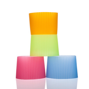 Heat Resistant Non slip Silicone Reusable Coffee <b>Cup</b> Sleeve - Product Image 2