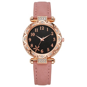 <span class=keywords><strong>Reloj</strong></span> de Cuarzo para Mujer con Esfera de Estrella de Mar, Correa de Cuero <span class=keywords><strong>Shein</strong></span>, Venta al Por Mayor Directo de Fábrica - Product Image 3