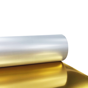 Ocinkjet 33 33 Cm 13 Inch Roll Glossy Super Korea Rouleau Mate Unicorn Hot Peel Gold <strong>Foil</strong> Pet Golden Dtf <strong>Film</strong> for T-Shirt - Product Image 2