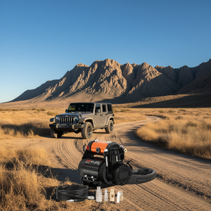 Kit de compresseur d'air embarqué VETOR 150 PSI 3,5 CFM, gonfleur de pneus robuste pour Jeep, SUV, 4x4, outils pneumatiques - Product Image 2