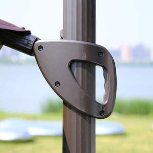 Venta al por mayor sombrilla café sombrilla restaurante al aire libre sombra para comedor <span class=keywords><strong>Patio</strong></span> sombrillas y Bases envío rápido Sonnenschirm - Product Image 3