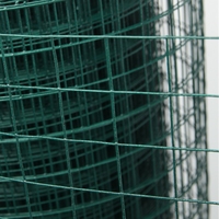 Cage à oiseaux galvanisée en treillis métallique enduit de zinc Rouleau de treillis métallique soudé BRC pour treillis de clôture