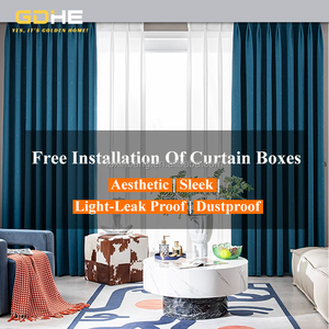 Boîte à rideaux en aluminium blanc gris <span class=keywords><strong>corniche</strong></span> à rideau électrique intégré compatible avec la maison intelligente vente en gros - Product Image 5