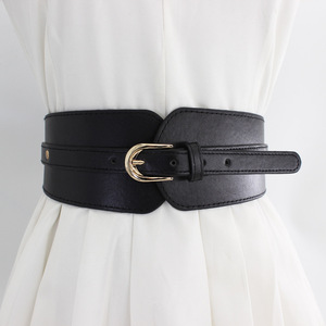 <span class=keywords><strong>Ceinture</strong></span> large élastique vintage pour femmes, <span class=keywords><strong>boucle</strong></span> en cuir, large mode sauvage, <span class=keywords><strong>boucle</strong></span> ardillon, <span class=keywords><strong>ceinture</strong></span> pour femmes, <span class=keywords><strong>ceinture</strong></span> d'étanchéité - Product Image 4