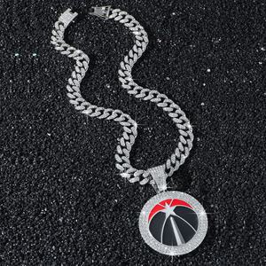 Colliers pendentifs de championnat des <span class=keywords><strong>Raptors</strong></span> de Toronto en gros, colliers de haute qualité, style hip-hop, chaîne cubaine - Product Image 3