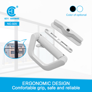 Manija de <span class=keywords><strong>Puerta</strong></span> <span class=keywords><strong>Corredera</strong></span> en Forma de D de un Solo Lado con Cerradura y Cilindro, Modelo NO.920 de KEYI Hardware - Product Image 1