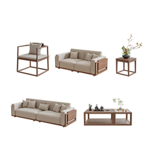 Collection de canapés en bois massif de noyer noir d'Amérique du Nord, design traditionnel chinois, robuste et durable, pour un salon de luxe