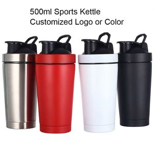 700ml Double-layer Stainless Steel <b>Protein</b> Cup for Exercise and Fitness, with Heat Preservation Function Gym Shaker <b>Bottle</b> - Product Image 2