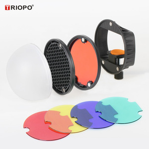 TRIOPO TR-08 luce del Flash filtro di colore riflettore a nido d'ape diffusore palla accessori per <span class=keywords><strong>foto</strong></span> kit per Canon Nikon Sony Godox - Product Image 1