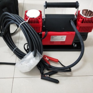 Bomba de Ar Portátil Mini de Baixo Preço com Cilindro Duplo 12V DC 150psi para Carro - Product Image 5