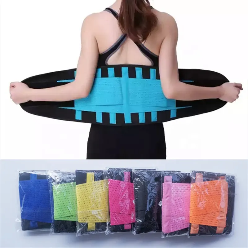 Cinto de suor personalizado para cintura, faixa ajustável de neoprene para molhar a cintura, cinto de emagrecimento