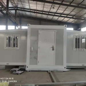 Custom factory Support design 5 room 3 bedroom homes 40ft luxury mobile two rooms one hall container office house