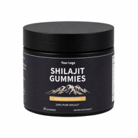 Gummies de Shilajit 30 unités OEM ODM – Formule Énergie, Antioxydant, Vitalité et Soin Immunitaire