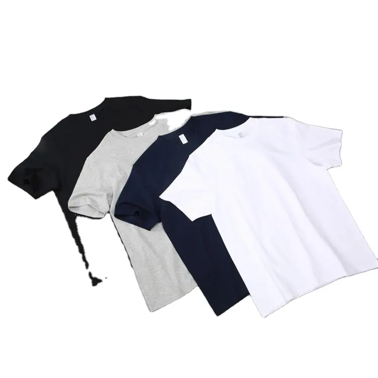 Camiseta de manga corta para hombre, 2021 algodón, 300gsm, básico, cuello redondo, personalizado, liso, 100%