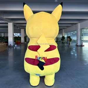 Costume de mascotte gonflable <span class=keywords><strong>Pikachu</strong></span> unisexe pour adultes, directement de l'usine, pour fêtes costumées et événements. - Product Image 3