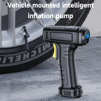 Gonfleur de pneu voiture Portable numérique compresseur d'air pompe DC 12 volts sans fil 150 PSI voiture moto vélo vélo basket-ball