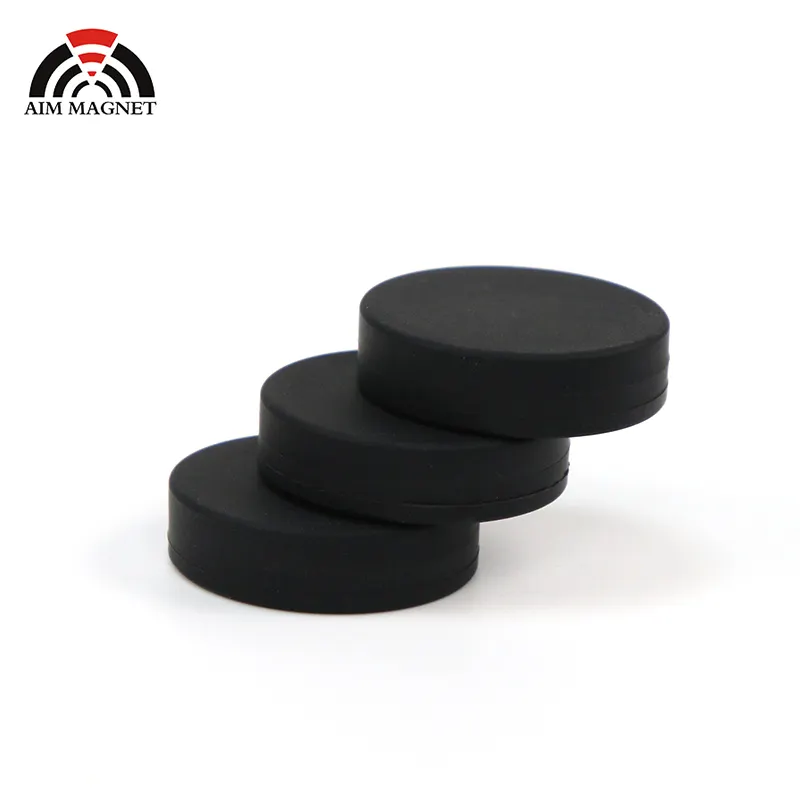 Magnets Neodymium Super Strong Magnetic Waterproof Black Rubber Plating Neodymium Magnet