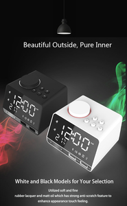 2026 MỚI Đồng Hồ Báo Thức Điện Thoại Đế Sạc Loa Không Dây Hỗ Trợ Cáp Aux Thẻ TF Cho Phòng Ngủ Sinh Viên Và Khách Sạn - Product Image 5