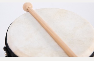 Bongo en bois en gros avec baguette, batterie de percussion en peau de mouton – Excellent choix pour adultes, enfants et débutants - Product Image 5