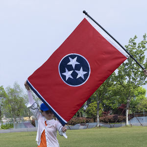 Drapeau <span class=keywords><strong>américain</strong></span> brodé en nylon haute densité 210D 90x150 cm (3x5 pieds) – Broderie USA - Product Image 5