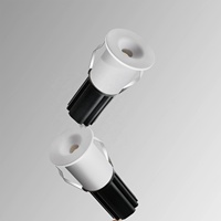 2024 nouveau Super Mini 8mm trou large Angle de faisceau 3w 8w projecteur Led plafond encastré Cob Led vers le bas de la lumière