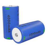 GREAT POWER C Ukuran 4000mAh Ni-MH 1.2V Baterai Isi Ulang 1000 Siklus Ramah Lingkungan Mainan Senter Peralatan Listrik