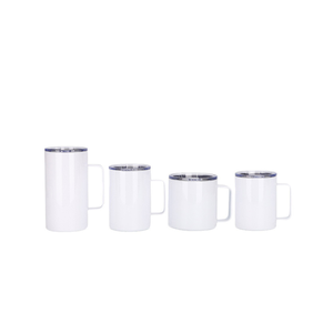 <span class=keywords><strong>Mug</strong></span> en acier inoxydable à sublimation, gobelet <span class=keywords><strong>isotherme</strong></span> moderne personnalisé, <span class=keywords><strong>poignée</strong></span> portable, 10 oz-24 oz, tasse de voiture, fête, 6-12 heures - Product Image 1