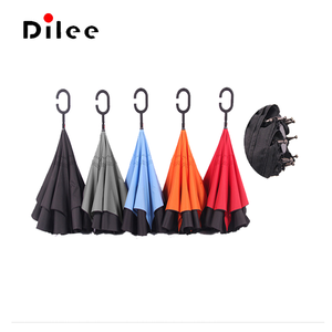 En gros double couche couleur unie coupe-vent <span class=keywords><strong>parapluie</strong></span> <span class=keywords><strong>inversé</strong></span> - Product Image 6