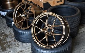 Jantes forgées TS-5 légères personnalisées SW <span class=keywords><strong>18</strong></span>-20 ''Concave ultra profonde 5x114.3 5x120 pour roues Mustang S550 WRX STI Porsche 911 GT3 - Product Image 5